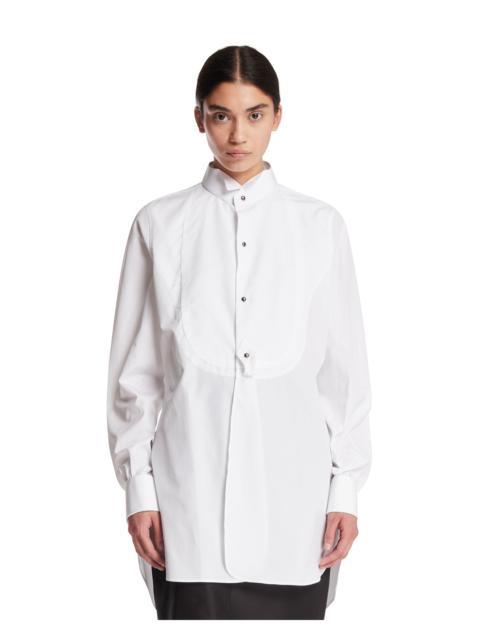 Maison Margiela White Cotton Tuxedo Shirt