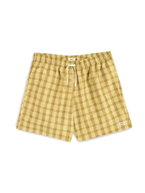 Bather Citrus Tartan Swim Trunk