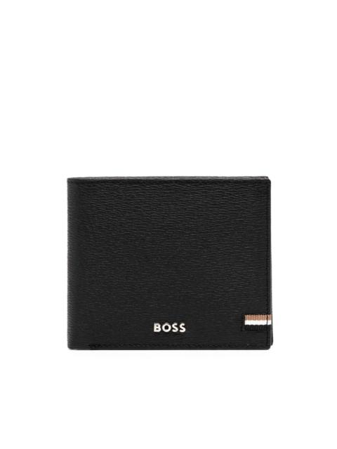 BOSS logo-lettering bi-fold wallet