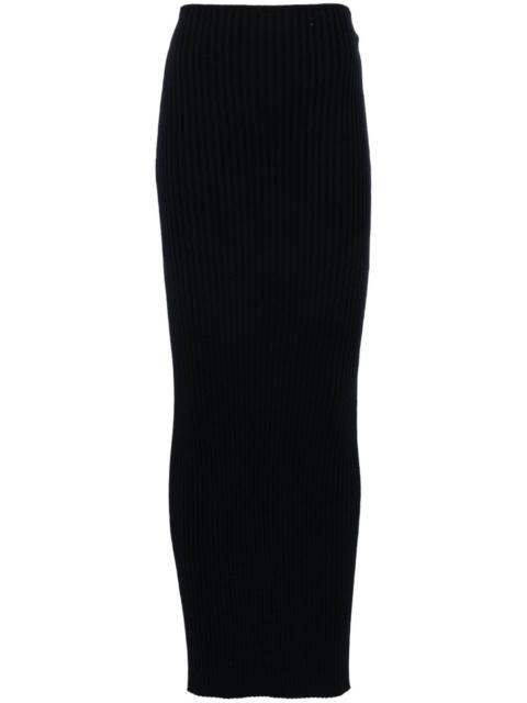 BALENCIAGA ribbed-knit maxi dress
