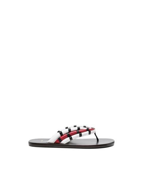 JUDE striped-strap sandals