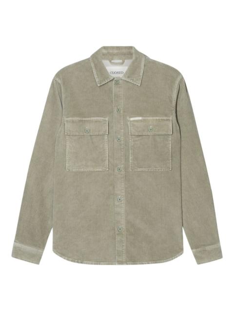 CLOSED corduroy pocket shirt