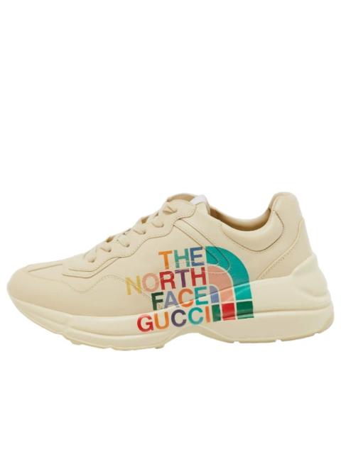 GUCCI (WMNS) Gucci Leather Rhyton x The North Face 'Ivory' 685639-DRW00-9522