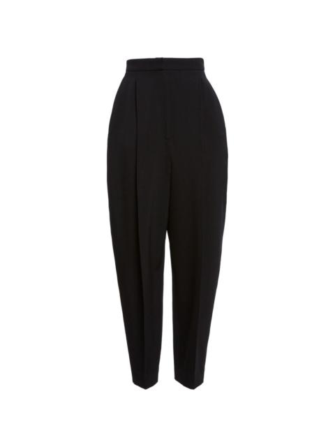 Ashford pleated high-waisted trousers