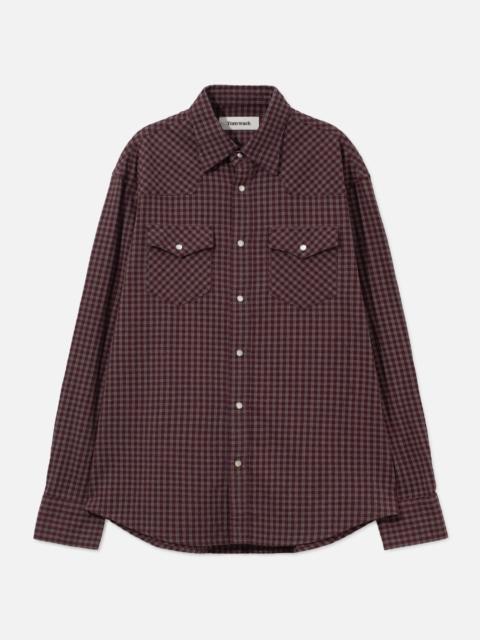 Tonywack CHECK WESTERN SHIRT