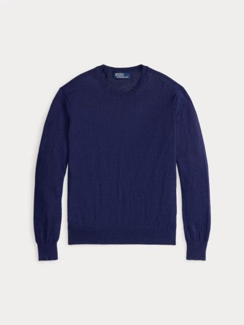 Polo Ralph Lauren Textured Stretch Linen-Blend Sweater