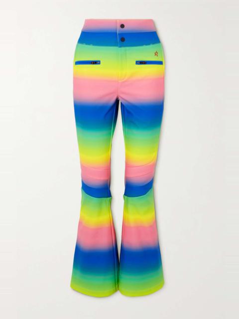 Aurora mid-rise flared ski pants