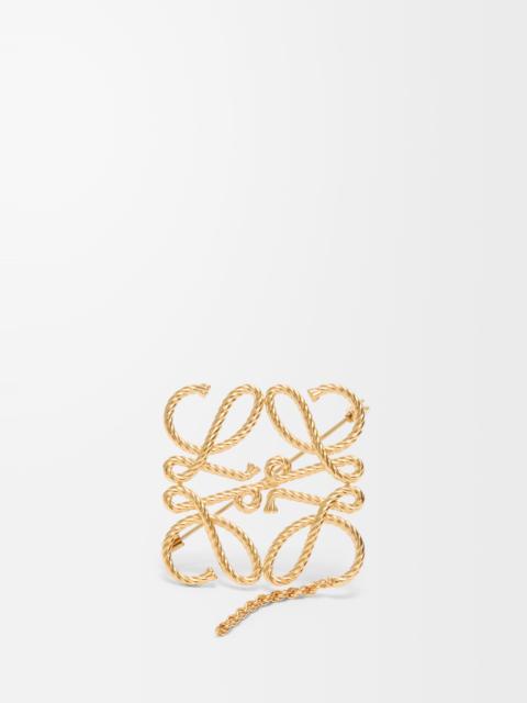 Loewe Anagram brooch