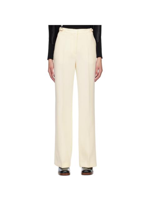 GABRIELA HEARST Off-White Vesta Trousers