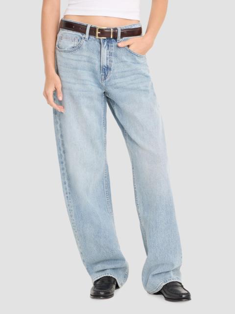 GOOD AMERICAN Women's Good 90's Mid-Rise Relaxed Jeans - Indigo