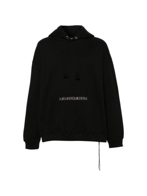 mastermind JAPAN drop-shoulder cotton hoodie