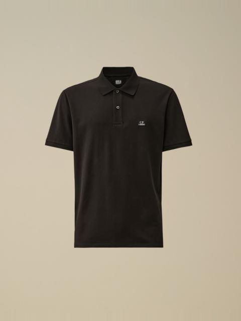 C.P. Company Stretch Piquet Logo Polo
