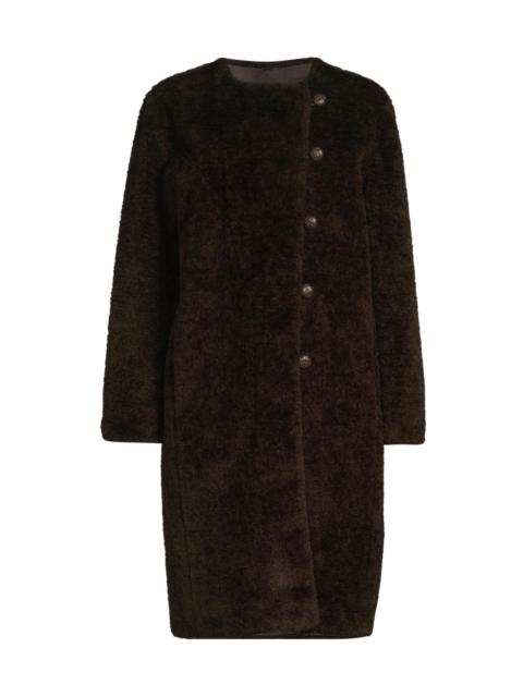 KOBI HALPERIN Women's Sami Faux-Shearling Coat - Espresso
