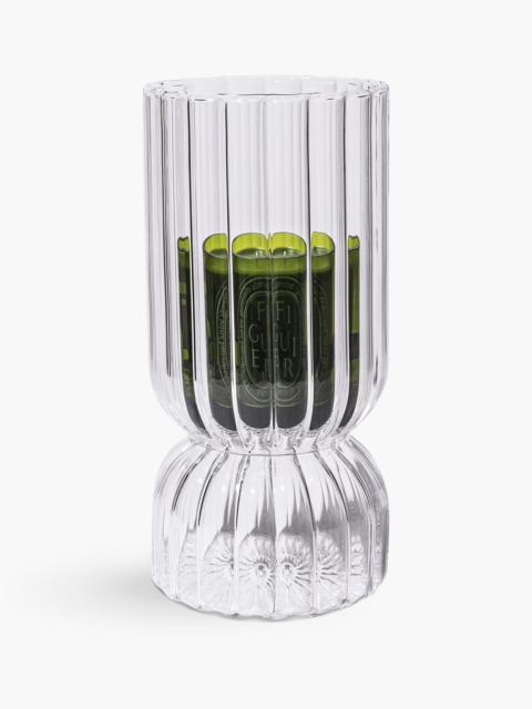 Diptyque Ribbed Candle Holder - For classic and medium candles