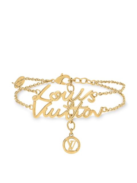 Louis Vuitton LV Script Bracelet
