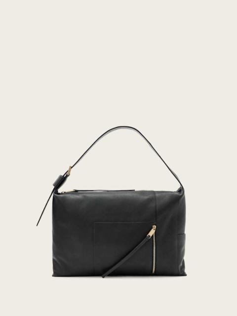 ALLSAINTS ALBA LEATHER SHOULDER BAG