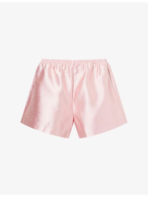 Reformation Nora Elasticated-Waistband Woven Shorts