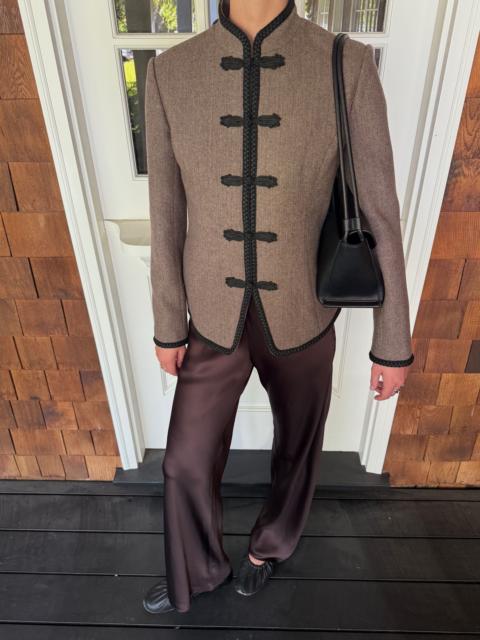 Hill House Home The Valerie Jacket - Chocolate Herringbone