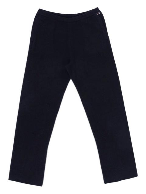 extreme cashmere knitted trousers