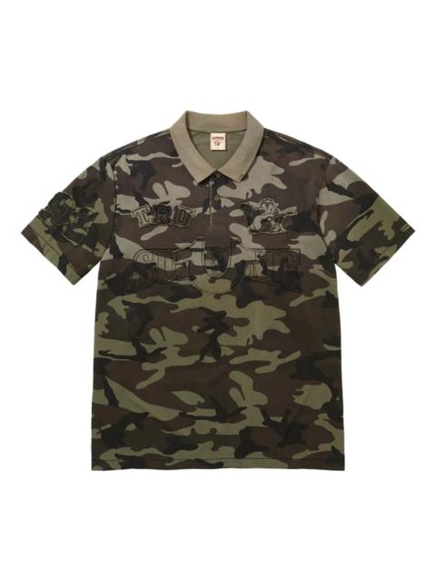 Supreme x True Religion appliqués camouflage polo shirt