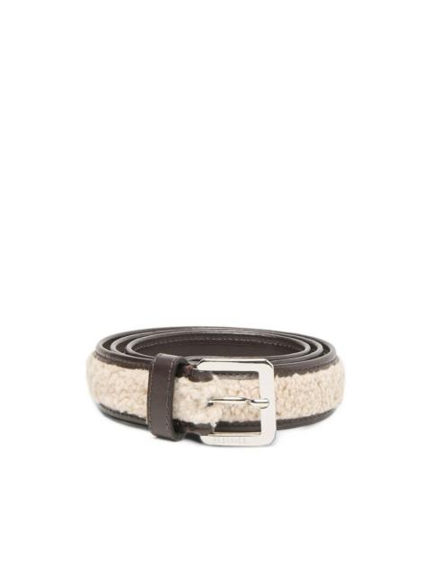 PESERICO faux-fur leather belt