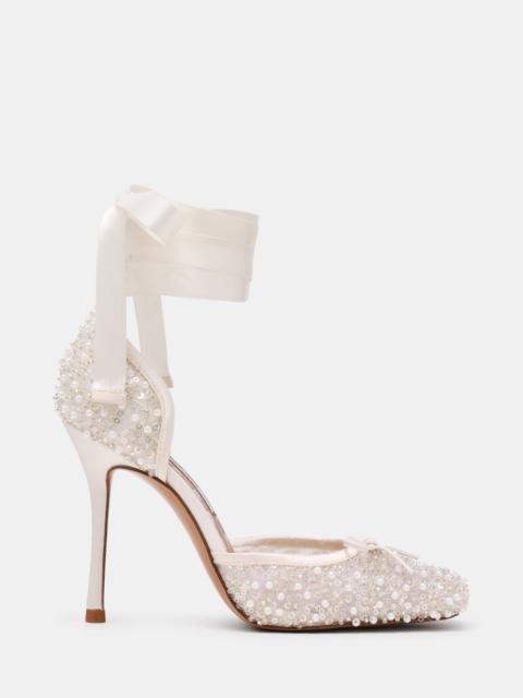 STEVE MADDEN LARINA EMBELLISHED IVORY