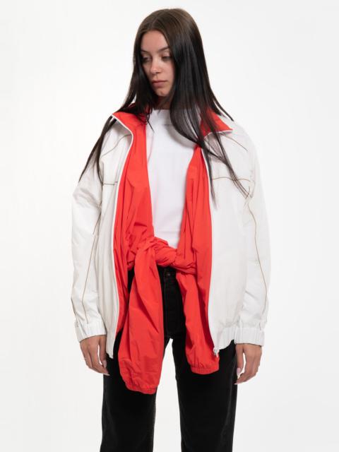Y/Project White and Red Layered Track Jacket