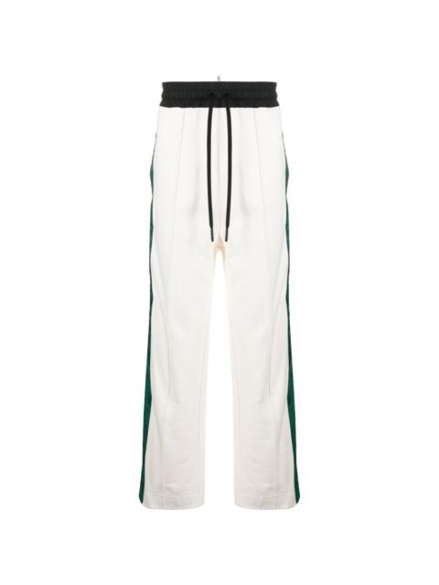 Moncler Grenoble side-stripe cotton track pants
