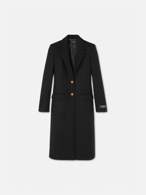 VERSACE Straight Single-Breasted Coat