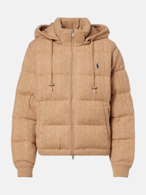 Polo Ralph Lauren Wool and cashmere puffer jacket