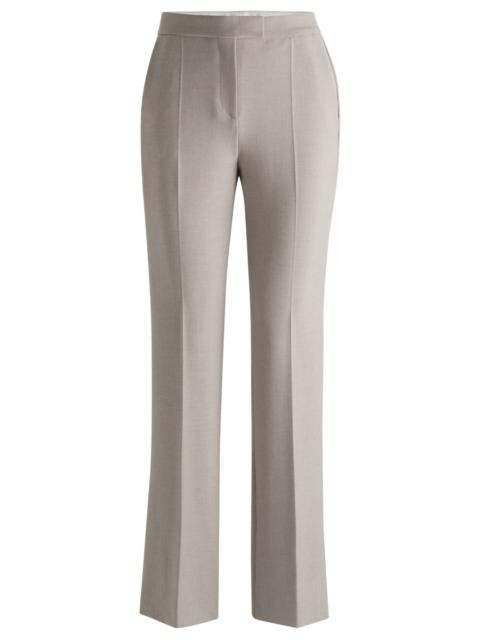 BOSS HIGH-WAISTED TROUSERS WITH FLARED LEG