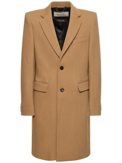 Richards double breasted wool coat