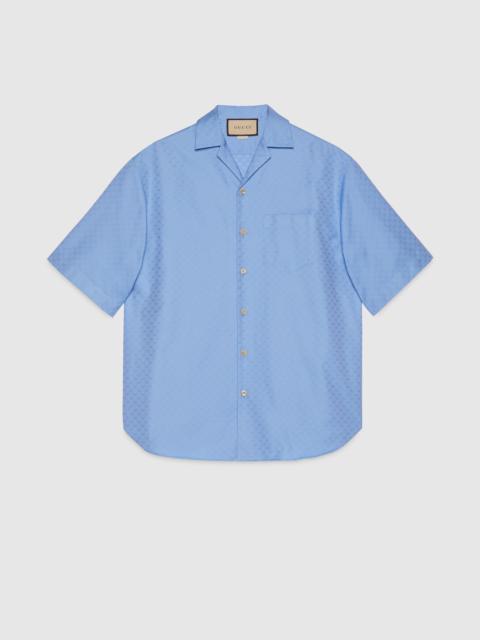Mini GG Oxford cotton shirt