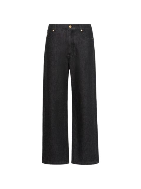 'S Max Mara button-up wide-leg jeans
