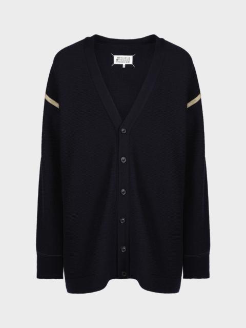 Elbow patch cardigan