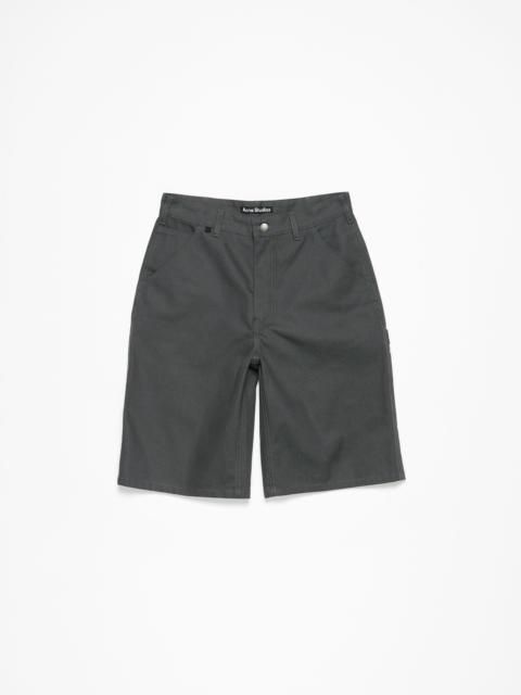 Canvas shorts - Dark grey