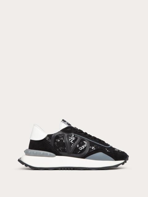 LACE AND MESH LACERUNNER SNEAKER