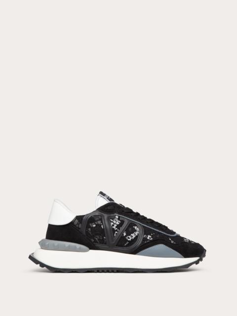 Valentino LACE AND MESH LACERUNNER SNEAKER | REVERSIBLE