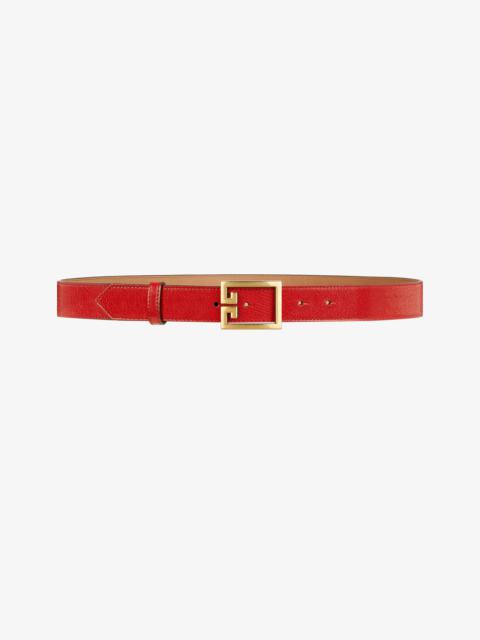 Givenchy Double G belt in grained leather