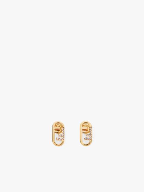FENDI Gold-colored earrings
