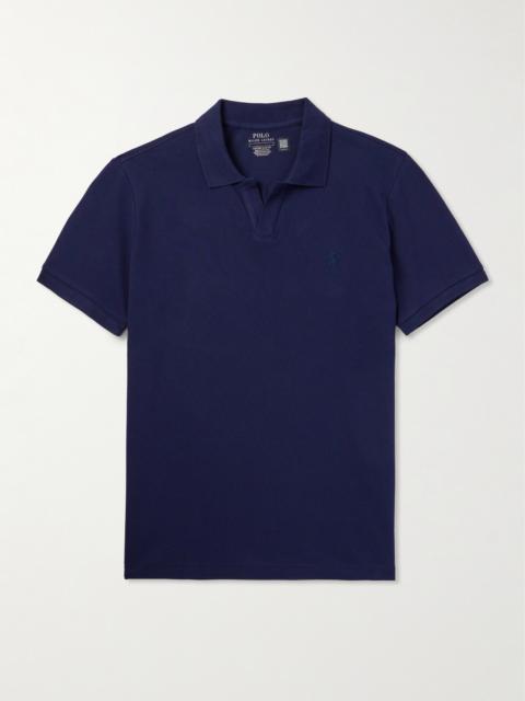 Polo Ralph Lauren Logo-Embroidered Cotton-Blend Piqué Polo Shirt