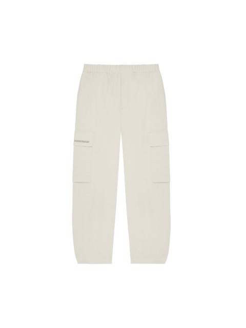 PANGAIA Mens Organic Cotton Linen Cargo Pants - Limestone