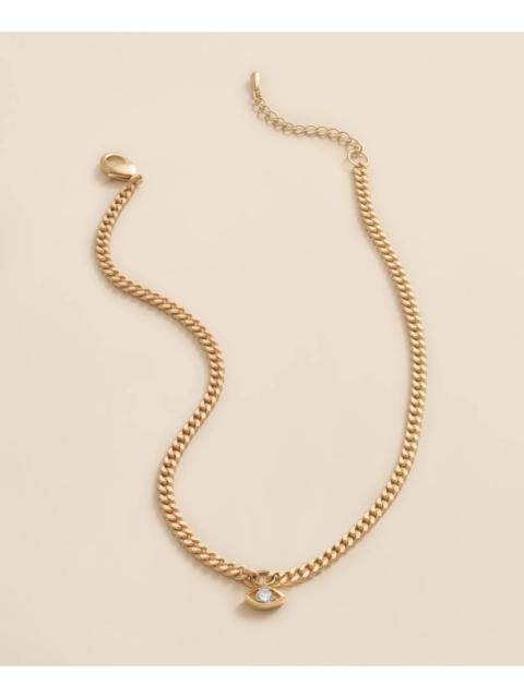 Brooks Brothers Loni Paul Crystal Evil Eye Necklace