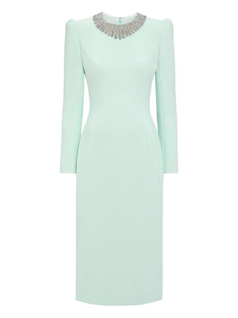 JENNY PACKHAM Cora long-sleeve midi dress