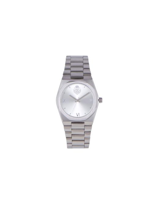 The Kooples SILVER COAT OF ARMS WATCH