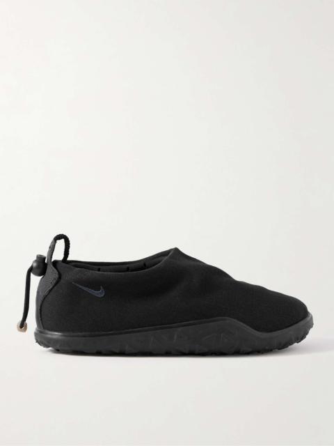 ACG Moc Leather-Trimmed Canvas Sneakers