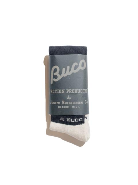 The Real McCoys The Real McCoy’s BA23105 Buco Striped Action Socks White/Black