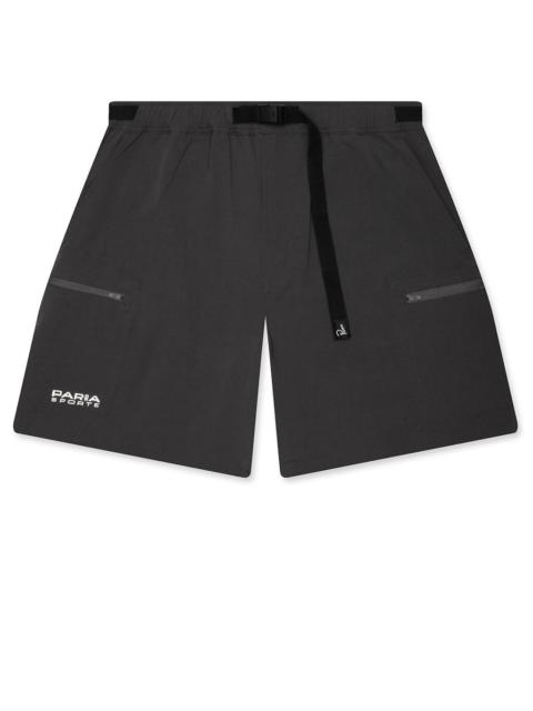 by Parra HARDLY HIKED RIPSTOP SHORTS - GREY