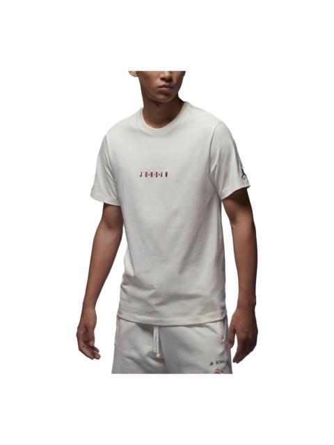 Jordan Air Jordan Embossed Air Crew T-Shirt 'White' DM3183-133