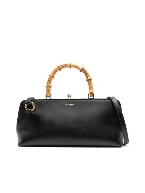 Jil Sander Smooth Grain Bamboo Handle Bag